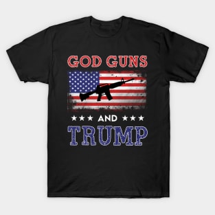 God Guns And Trump T-shirt T-Shirt